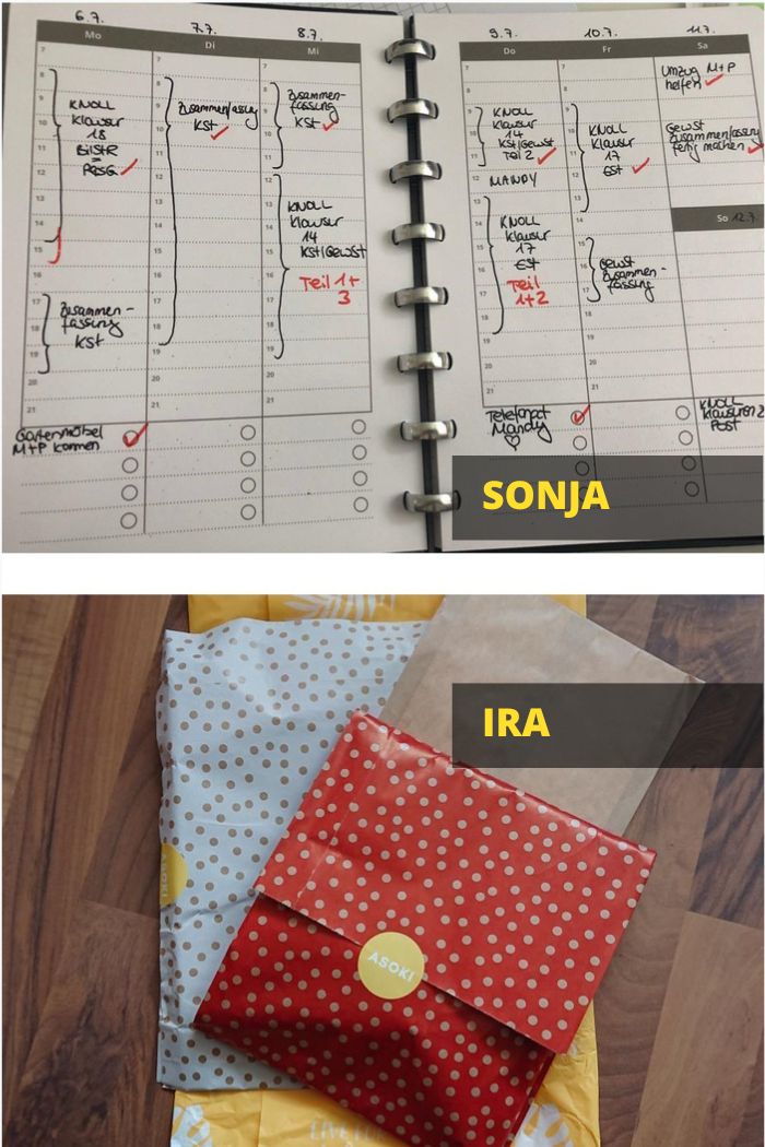 Undated weekly planner reusable