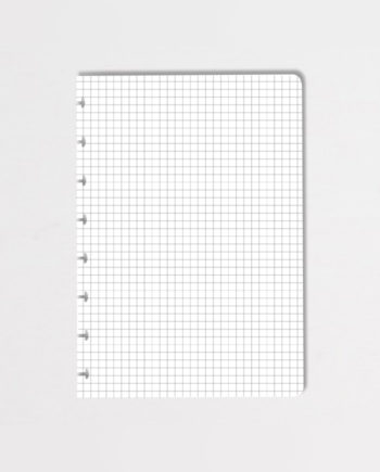 Erasable dot-grid page on grey background