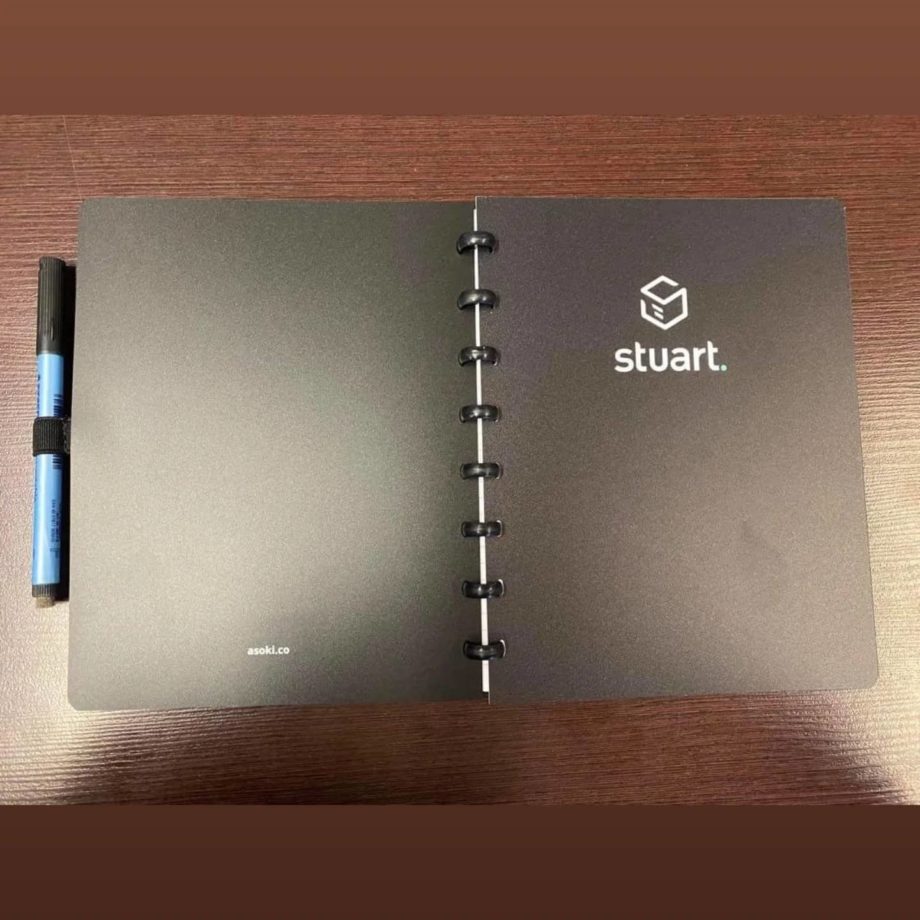 Custom erasable notebook