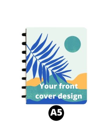 Custom printed erasable notebook A5 full cover design